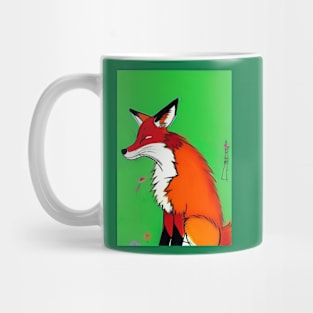 SLY SMILING FOX Mug